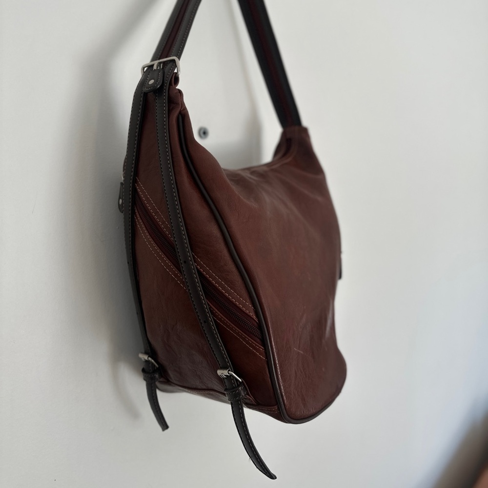 Mouflon Faux leather Backpack - tan/dark brown - Picture 9 of 11